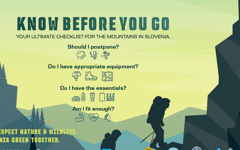 Vir: Slovenska turistična organizacija, partnerstvo Varno v gore