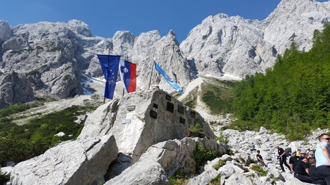 Spominska obeležje na Okrešlju